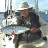 Monty Montgomery, novelist and retired columnist for the Boston Globe caught this False Albacore in Narragansett Bay
