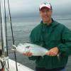 Paul Rullo with a nice Albie caught on the Watch Hill Reefs
