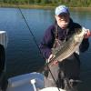 Bill Taylor of Bass Pro had his way with the stripers on Prudence Island

