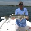 1st Sargeant Bobby Cross with a nice striper caught on the Brenton Reef

