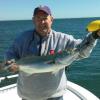 Bruce Remington off Pt Judith with a strong Blue
