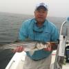 Dr. Stan Napierkowski from New Jersey slayed lots of nice bass with his flyrod on the Brenton Reef.
