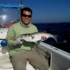 John Nguyen, a very good fly caster from Virginia caught some nice schoolies and tautog on the Brenton Reef....